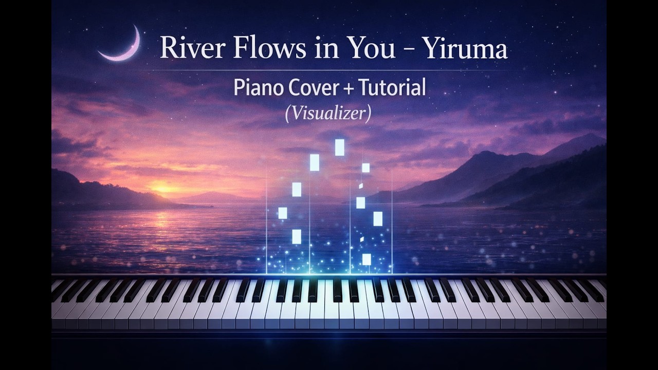 River Flows In You Easy Piano Tutorial (Beginner)