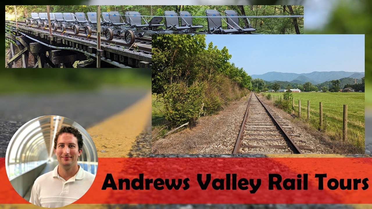 Велопрогулка по железной дороге с туром Andrews Valley Rail Tour | Эндрюс, Северная Каролина