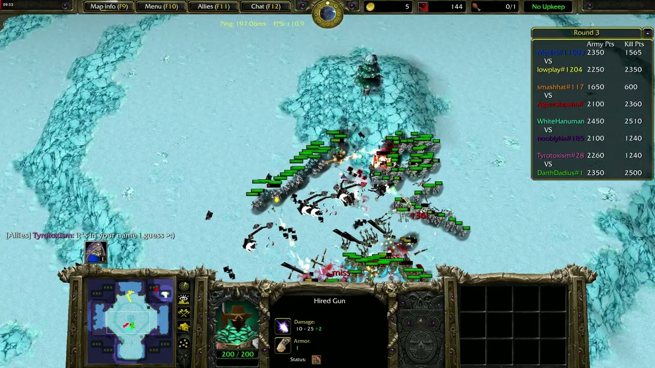 Warcraft III  - Star Wars Blood Tournament - New Republic full wayseeker buff #17