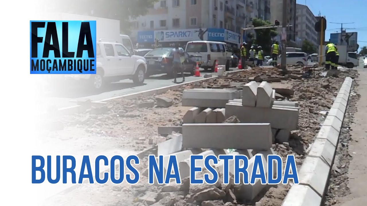 Fim do buracos? Reabilitação da Avenida Guerra Popular inicia em Maputo