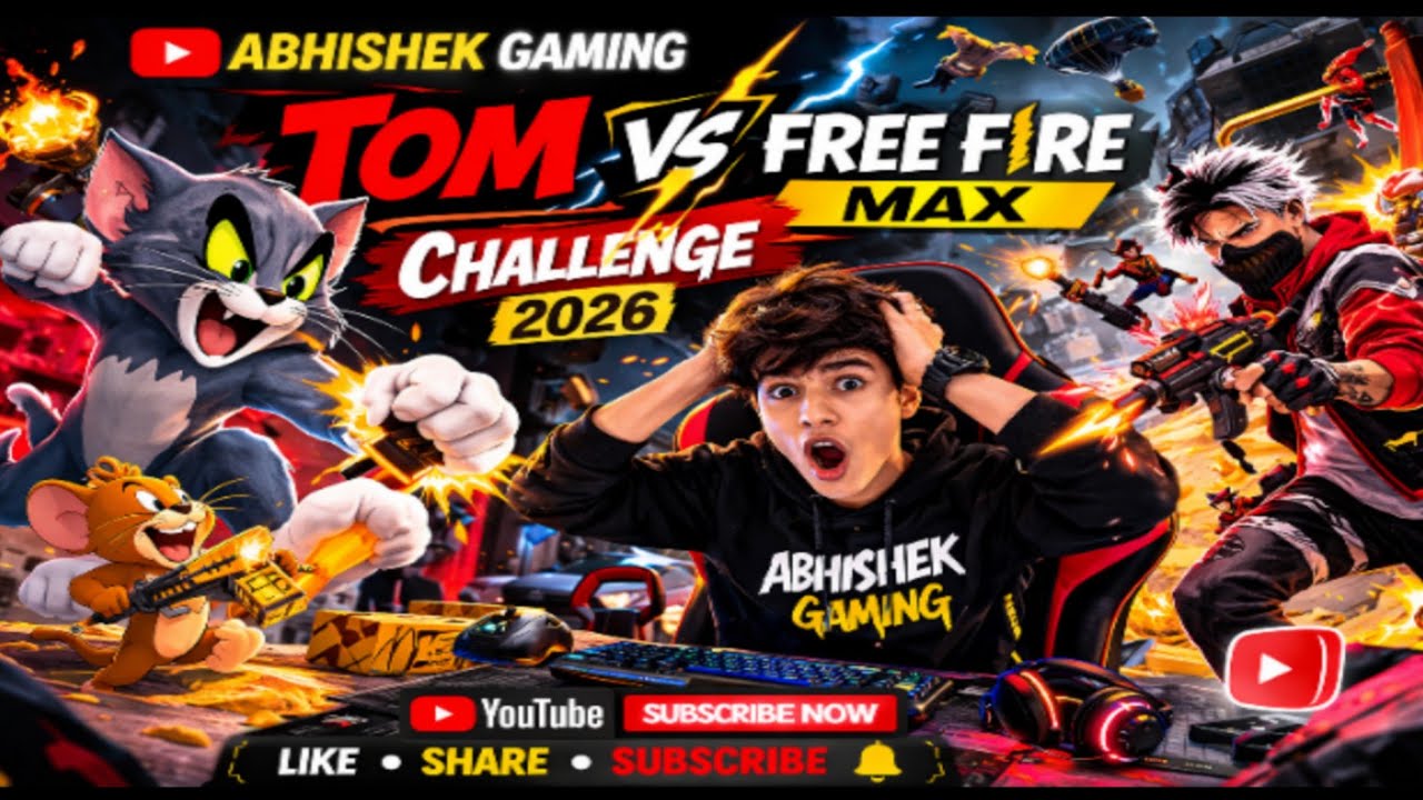 Tom Vs #FreeFire Challenge #Tom 2Live Gameplay New| #Funny​ #Reactions​ #Gaming​ #Entertainment​