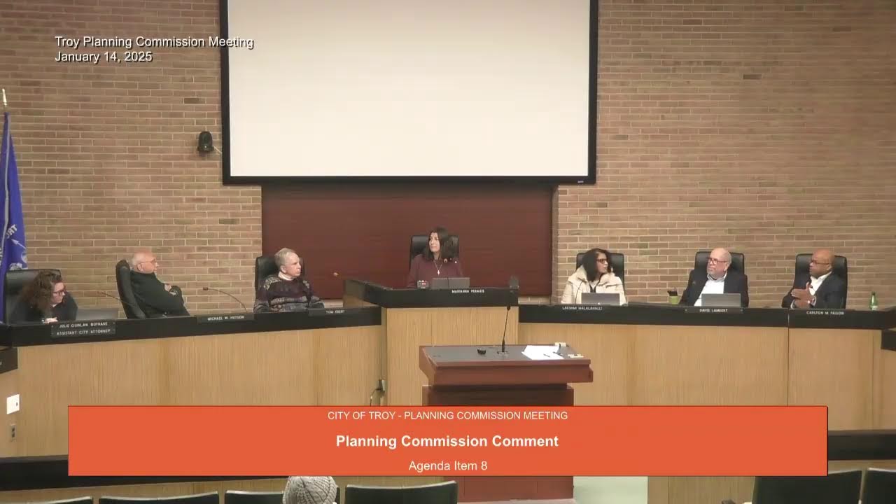 Planning Commission Meeting January 14, 2025