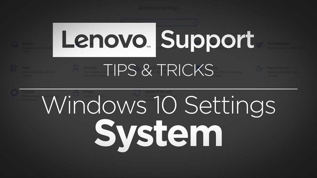 Советы и рекомендации — Настройки Windows 10: Система