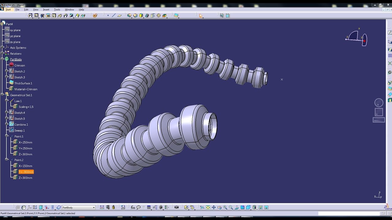 Flex Tube Design-Catia V5