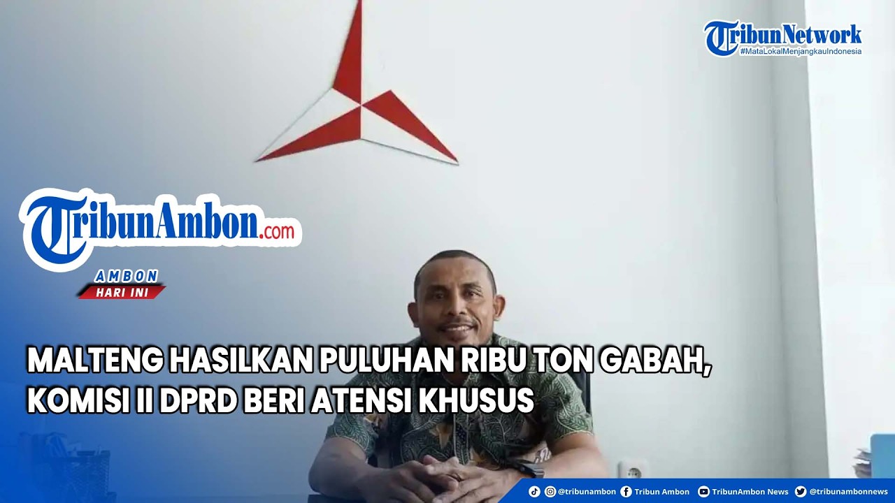 Malteng Hasilkan Puluhan Ribu Ton Gabah, Komisi II DPRD Beri Atensi Khusus