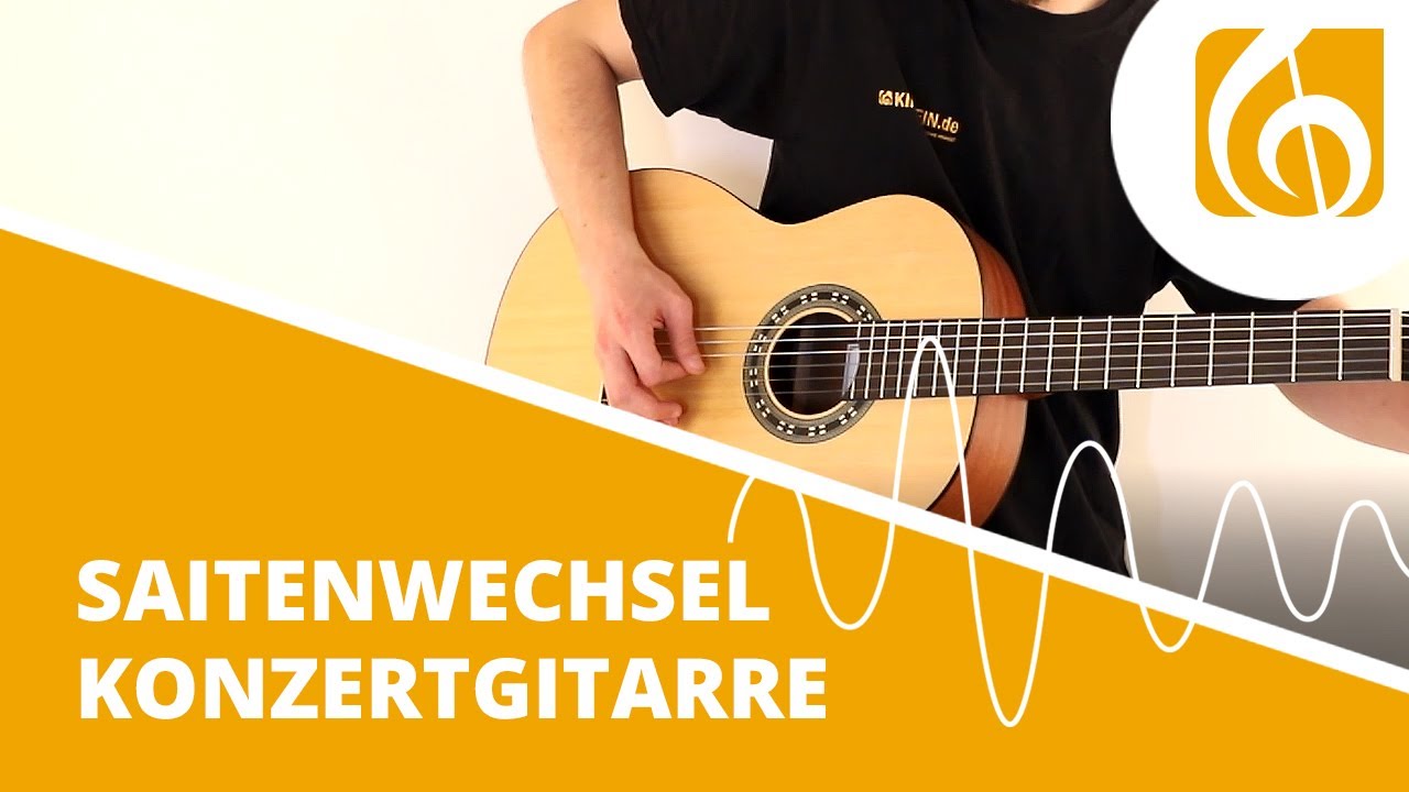 Saitenwechsel bei Konzertgitarren - leicht gemacht!