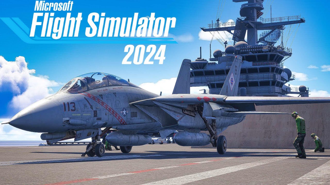 Невероятный вызов авианосцу F-14 Tomcat! | MSFS 2024