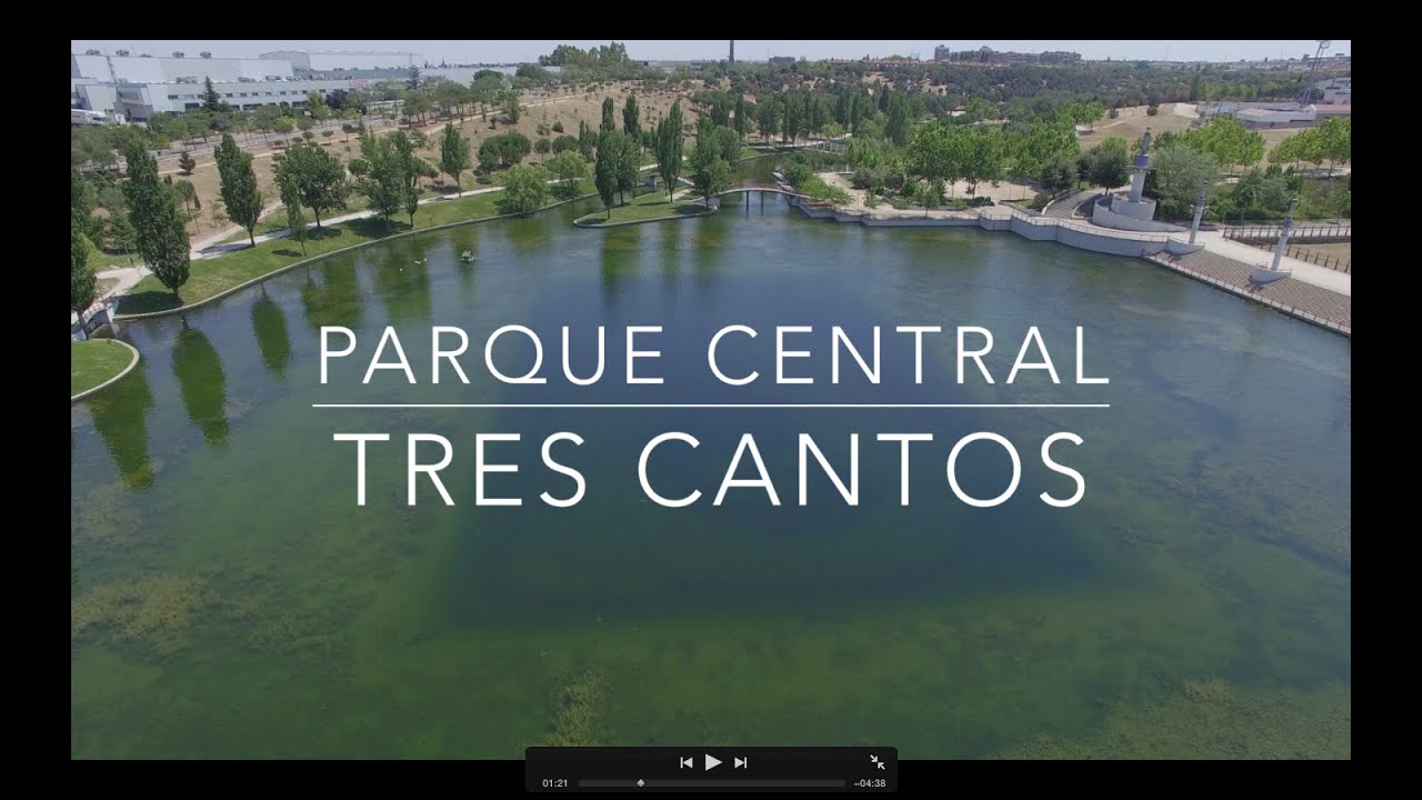 Summer in Central Park Tres Cantos Spain /Parque Central Tres Cantos -Spain- DJI Phantom 3 Pro 4K