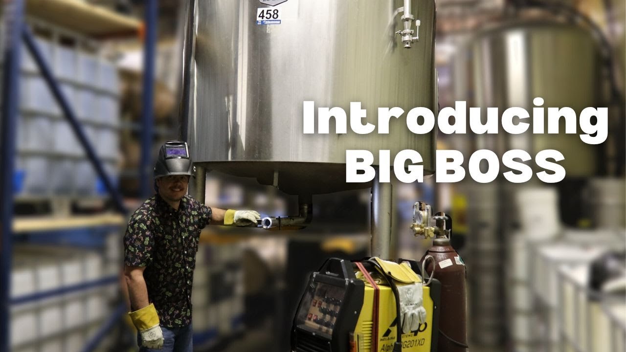 Welding Our New Fermenter Big Boss!