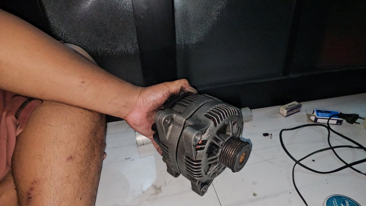 Overhaul dan cleaning Alternator Charge peugeot 806