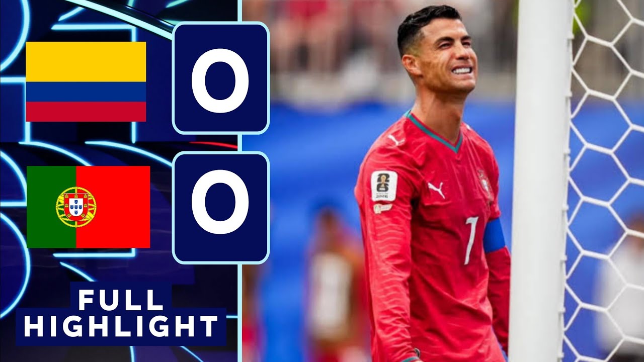 RONALDO BICYCLE KICK SHOW!! HIGHLIGHTS COLOMBIA VS PORTUGAL WORLD CUP 2026 GOALS