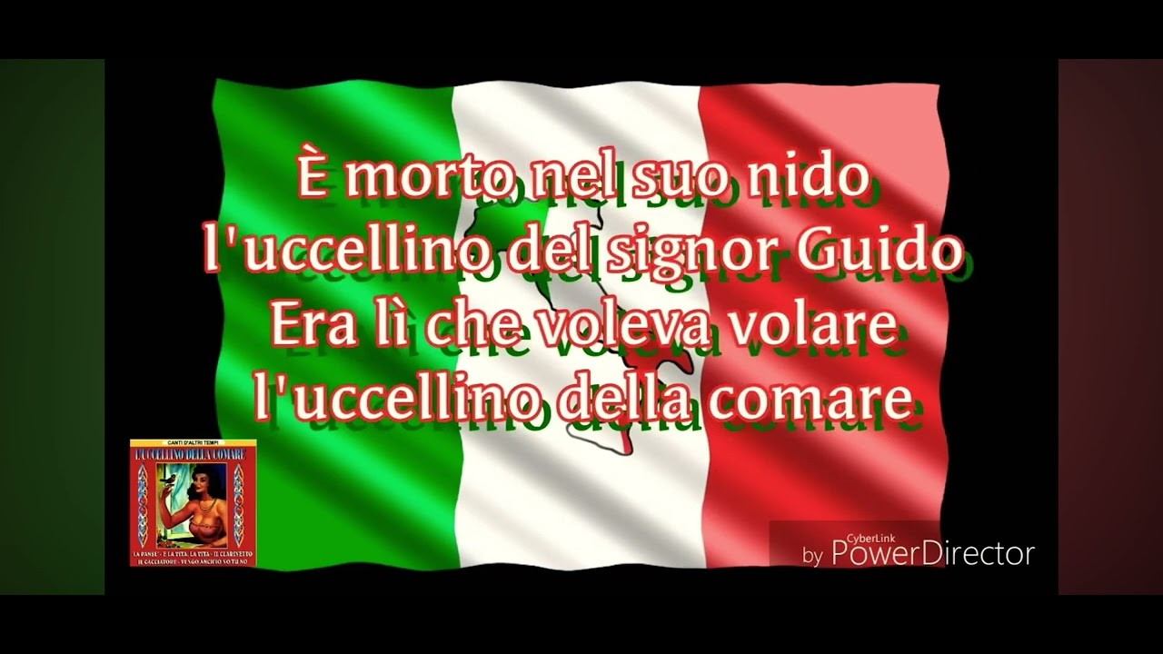 🇮🇹🎤 L’uccellino della comare con testo 🇮🇹🎤