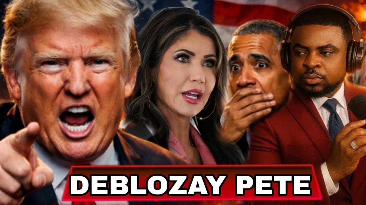 TRUMP KRISTI NOEM ZEN AN MELANJE,DOSYE A IMIGRAN PRAL RALE YON SOUF.