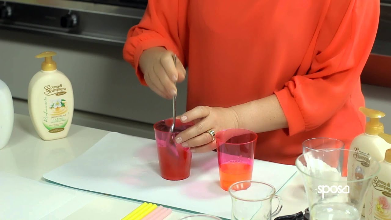 Spuma di Sciampagna - Dipingere con le bolle di sapone