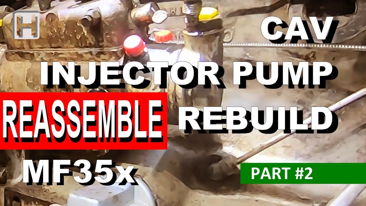 MASSEY FERGUSON 35x - CAV DPA INJECTION PUMP REBUILD (#2 of 2)