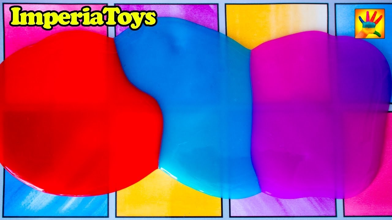 SLIME Clay non-toxic Slime! Interesting slime toy! Rainbow non-toxic SLIME! magic water clay! 점액 찰흙