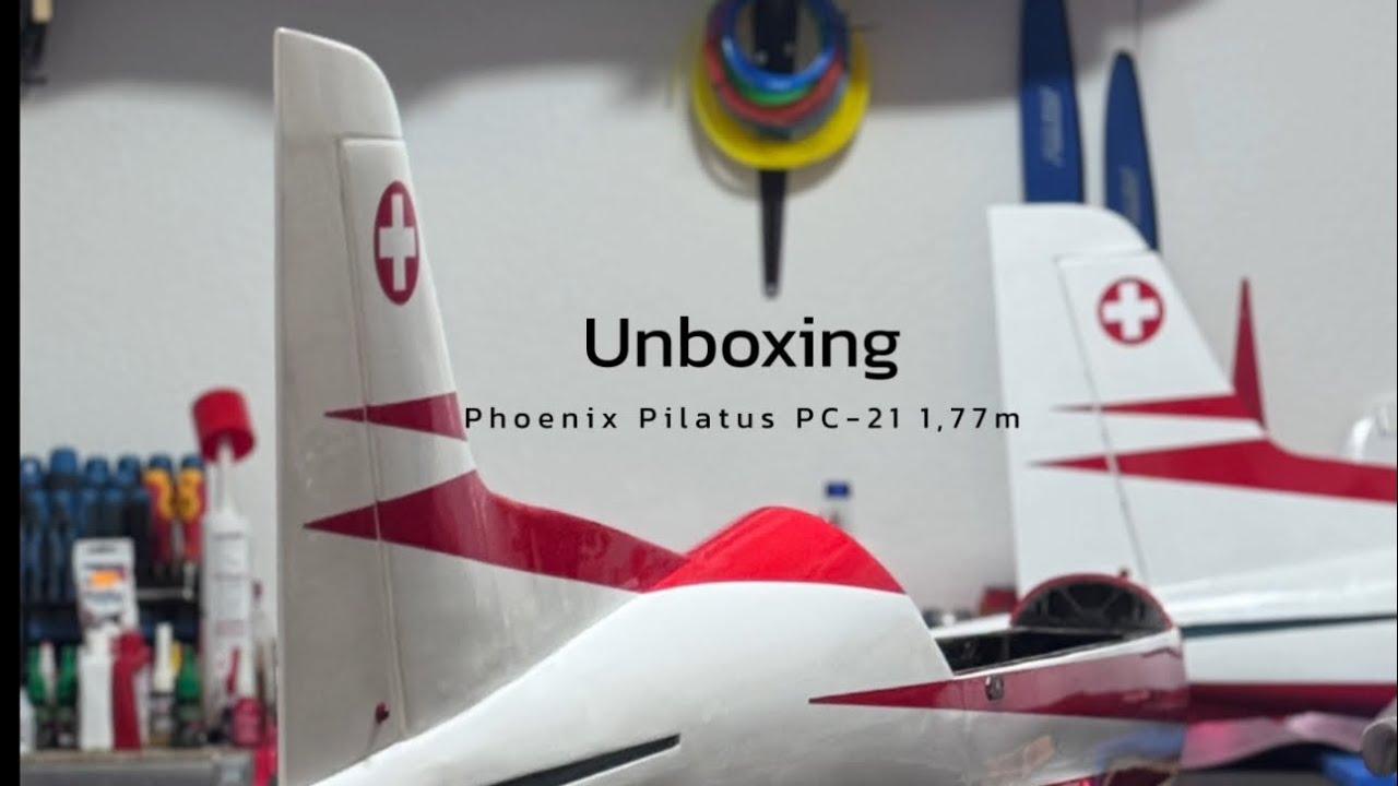 Phoenix Pilatus PC-21 177cm Unboxing  // D-Power // KST-Servos // Lars Berger // Tim Kossmann //