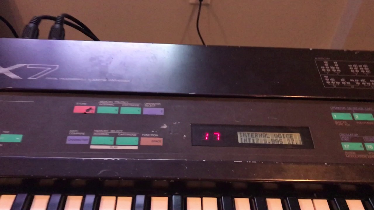 Loading patches to Yamaha DX7 Sysex Librarian Mac OSX .syx