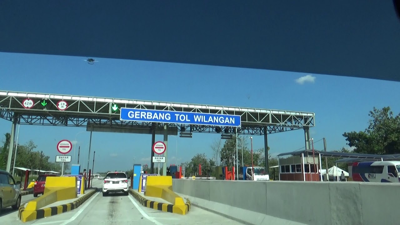 E-Toll ..EXIT TOL Wilangan NGANJUK dari MADIUN Dumpil (tes OIS & ZOOM SONY CX 405)