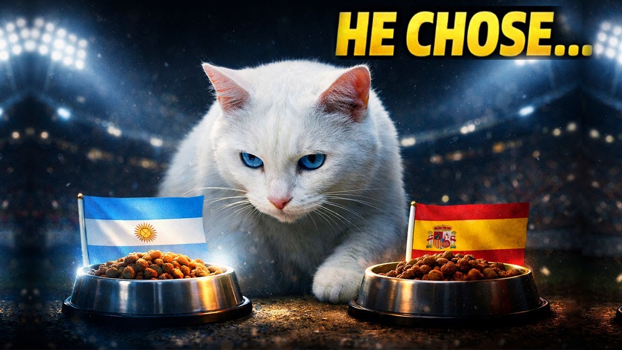 A Deaf Cat Predicted the Final… Argentina or Spain