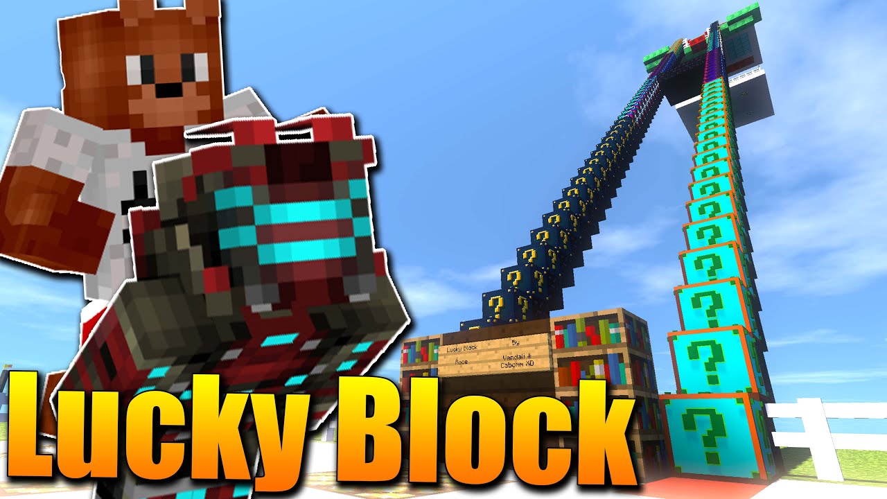 ŠÍLENÉ LUCKY BLOCK SCHODIŠTĚ!😱🔥 Minecraft Lucky Block Race w/Cabomm