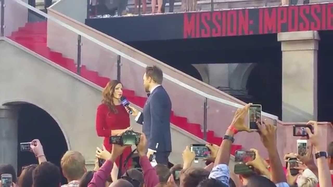 Rebecca Ferguson at Mission Impossible 5 World Premiere