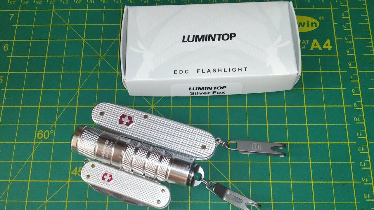 Lumintop Silver Fox. Новинка від компанії Lumintop. Найкращий ліхтар на EDC під Victorinox Alox.