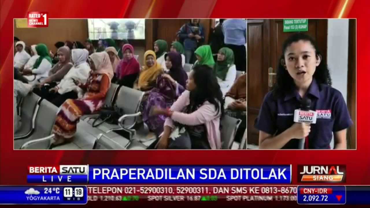 Abraham Lunggana dan Djan Farid Hadiri Putusan Praperadilan SDA