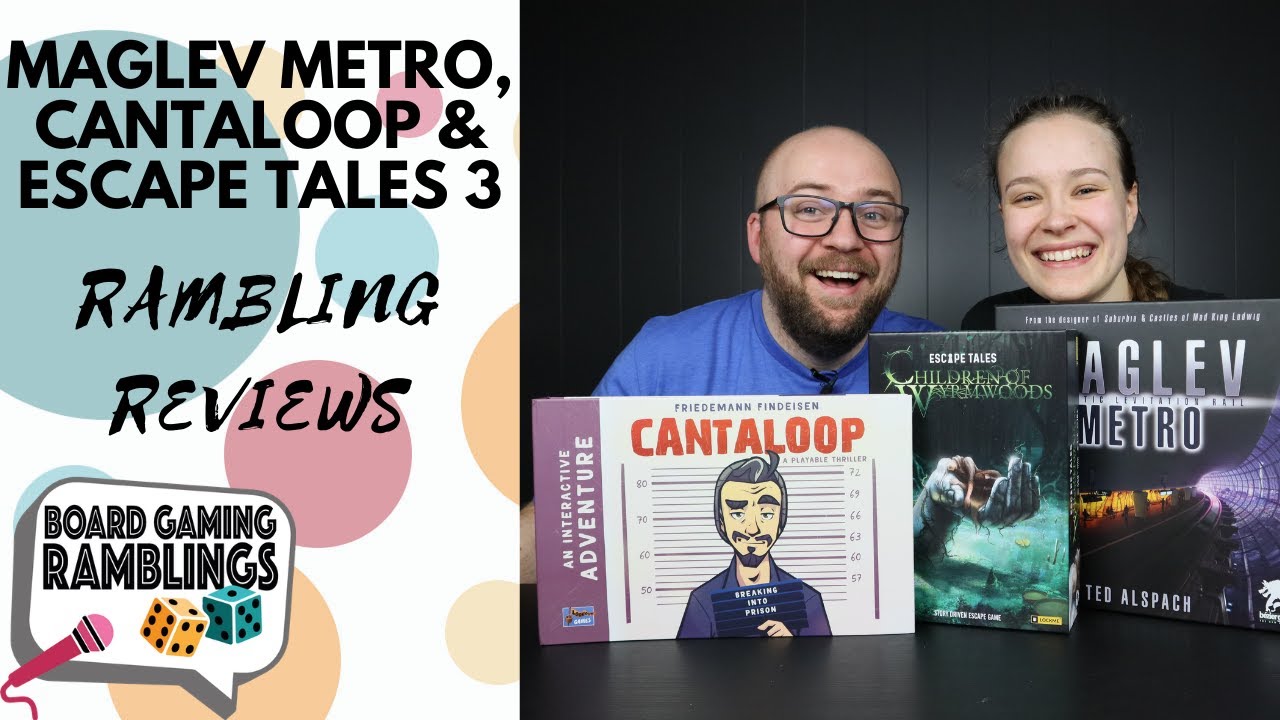 Rambling Reviews: Cantaloop, Escape Tales and Maglev Metro