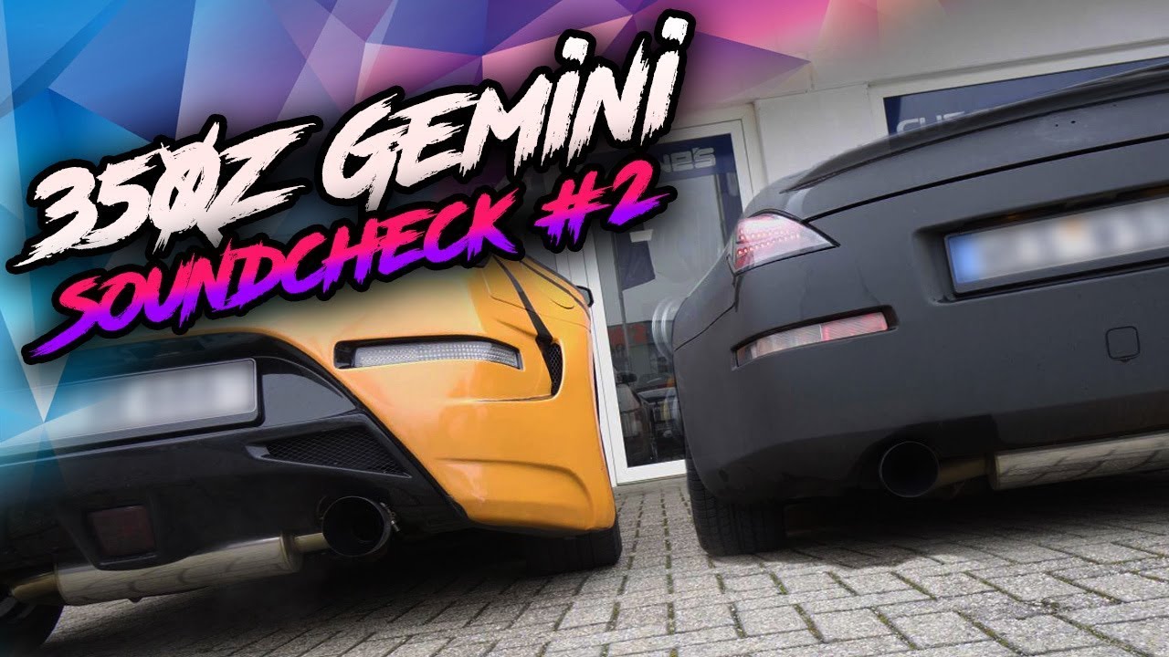 350Z Invidia Gemini Soundcheck - OE/Kat/Krümmer