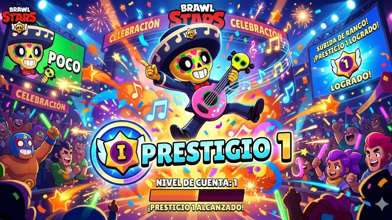 BRAWL STARS!! - POCO A PRESTIGIO 1? MIRA EL VIDEO COMPLETO