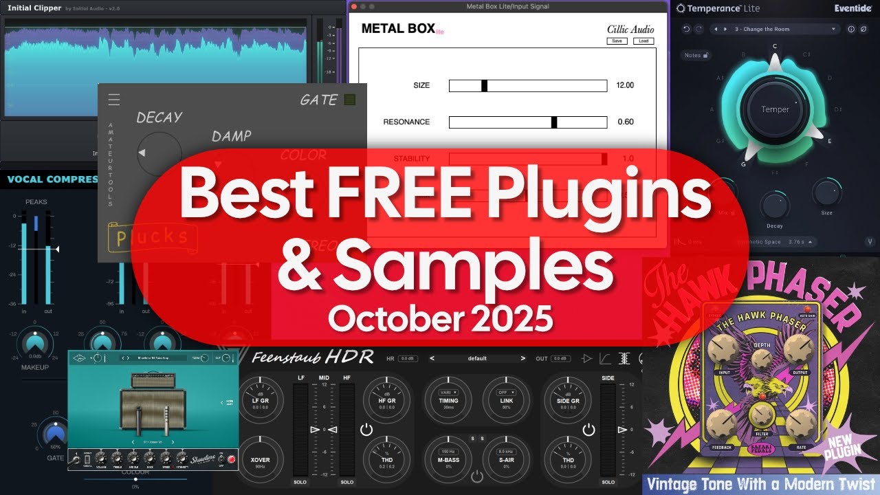 Best Free Plugins and Samples - October 2025 - No Talking