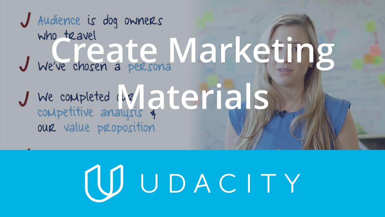 Create Marketing Materials | Pre-Launch | App Marketing | Udacity