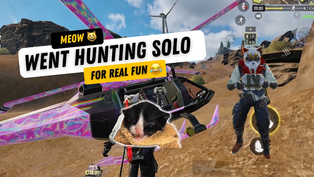 MEOW WENT HUNTING SOLO AGAINST SQUADS | INTENSE CODMOBILE GAMEPLAY