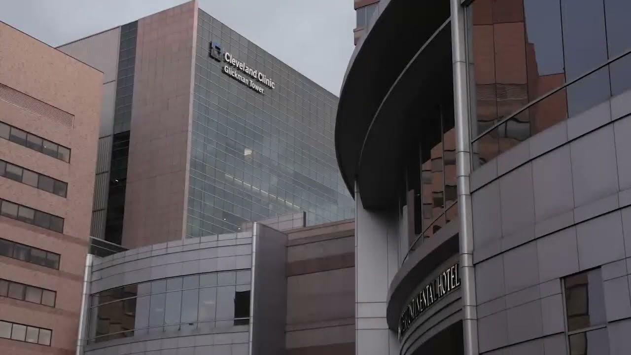 Cleveland Clinic's Glickman Tower and Main Campus Aerial Tour