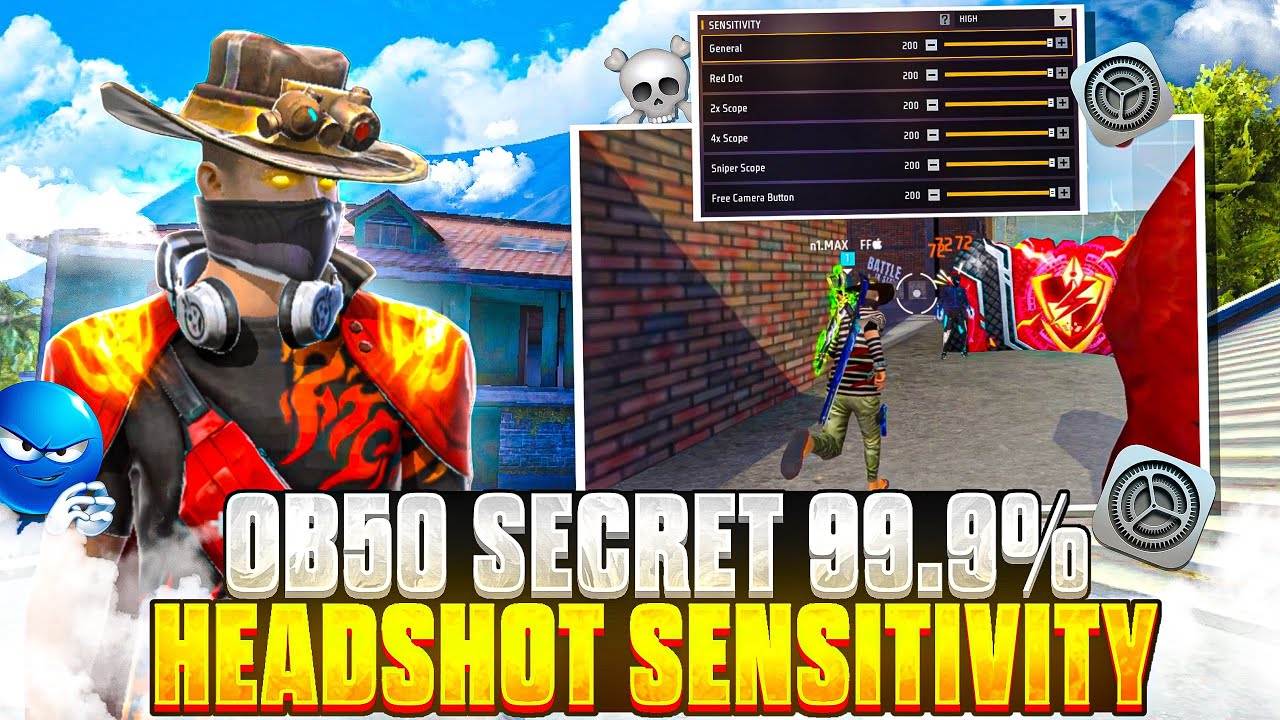 Секретная чувствительность к выстрелам в голову для Free Fire OB50 2025 🔥✅ | Чувствительность к в...