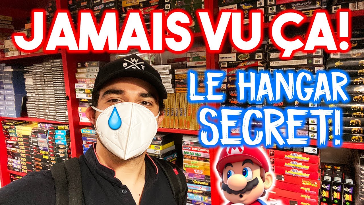 Un ENDROIT SECRET REMPLI de 200 000 JEUX VIDÉO NEUFS ! (j'ai jamais vu ça)