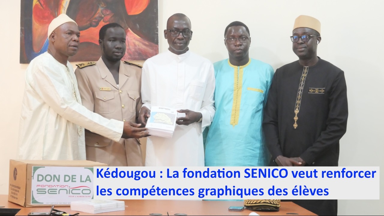 Kédougou : La fondation @senicosalofficiel  veut renforcer les compétences graphiques des élèves