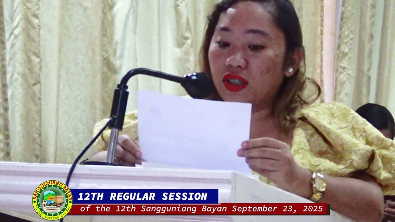 12th Regular Session  Sept 23, 2025
