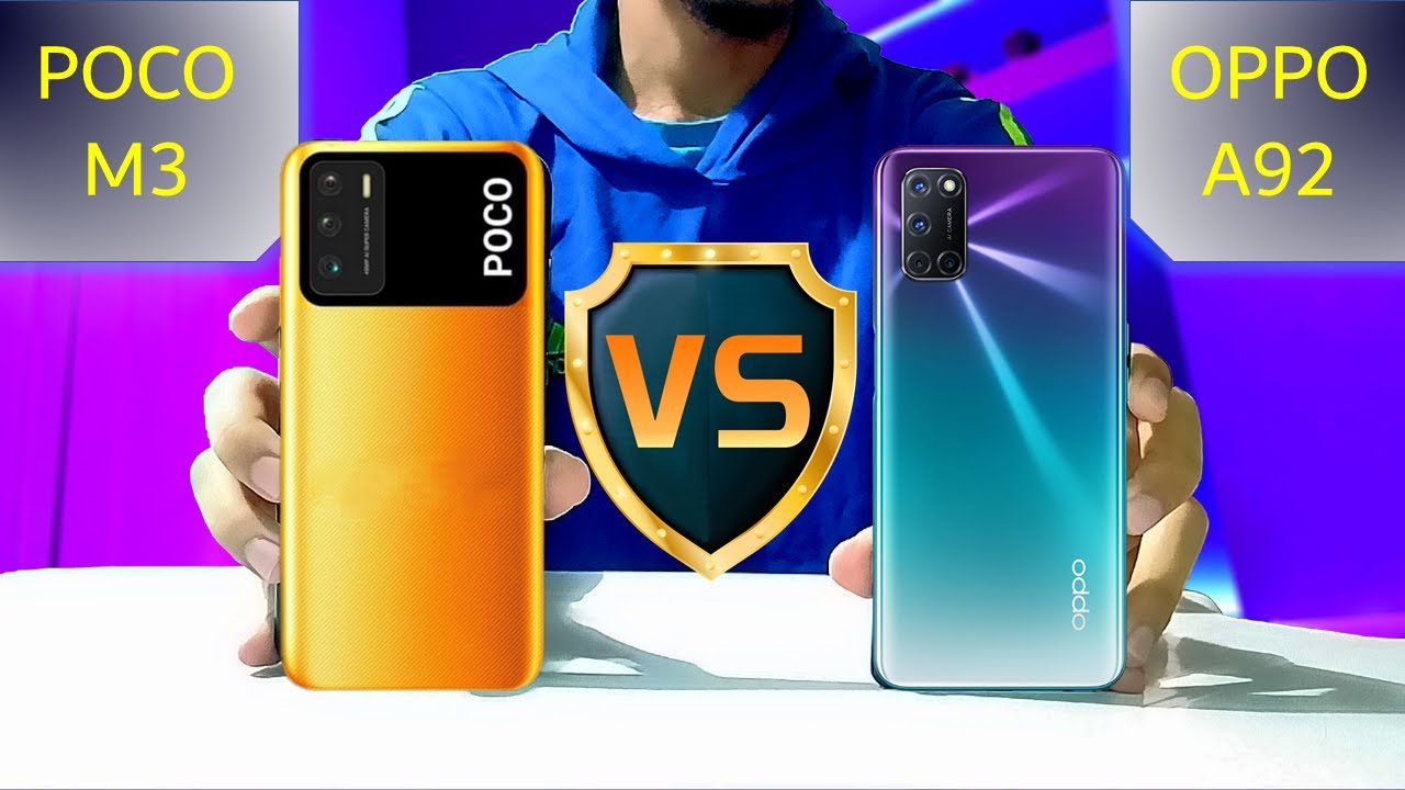 Poco M3 VS Oppo A92 Full Comparison