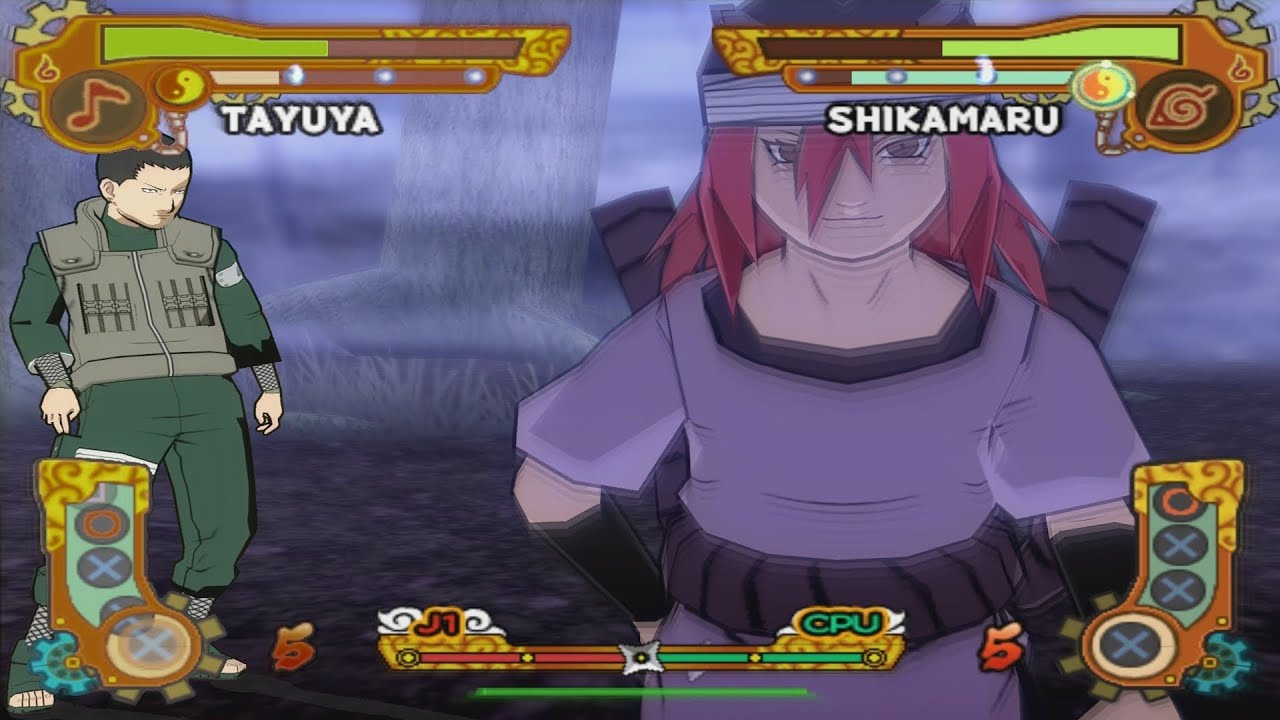 {Tayuya Vs Shikamaru} Naruto Shippuden Ultimate Ninja 5
