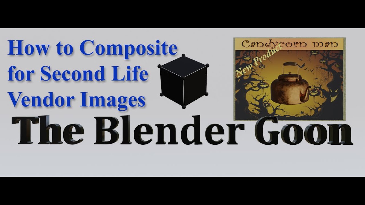 How to composite for Second Life vender images