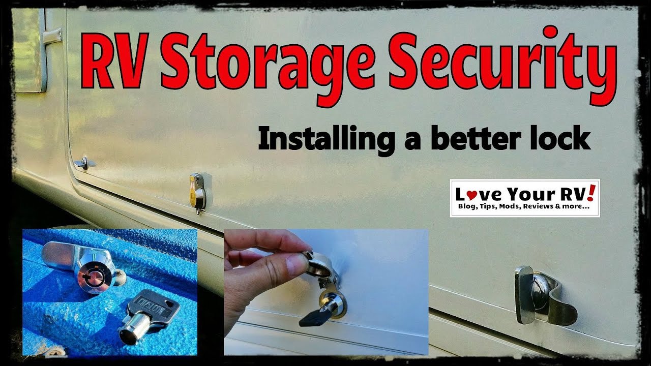 Installing More Secure RV Storage Bay Locks