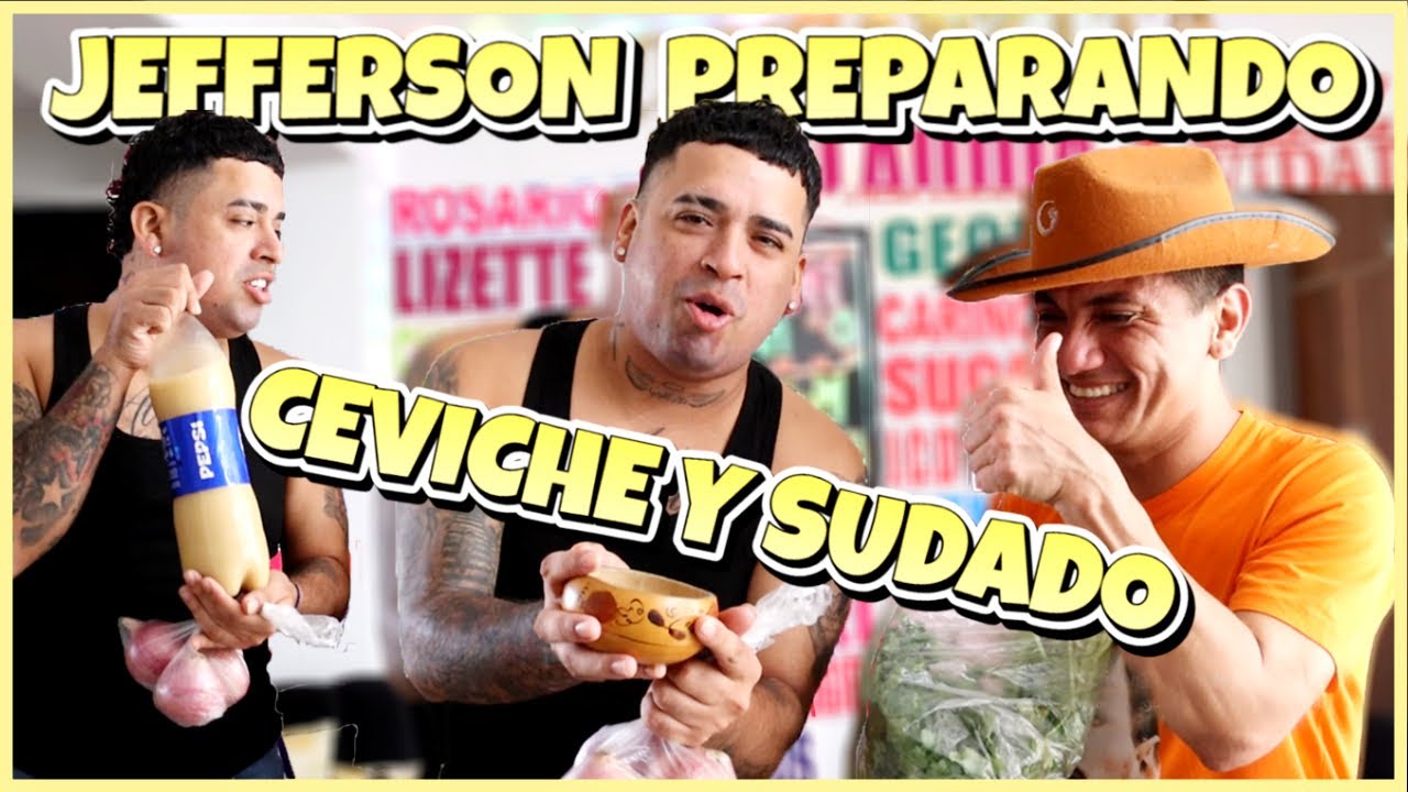 JEFFERSON Preparando Un Rico SUDADO Y Ceviche 😋🧑‍🍳🐟 Comicos Ambulantes 2025  @ELPAYASITOCANERO