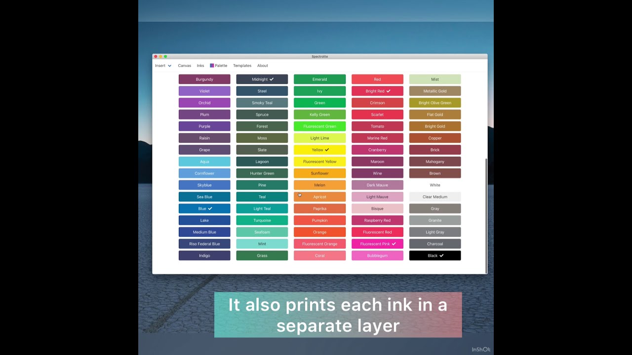 Spectrolite - risograph color separation & zine imposition