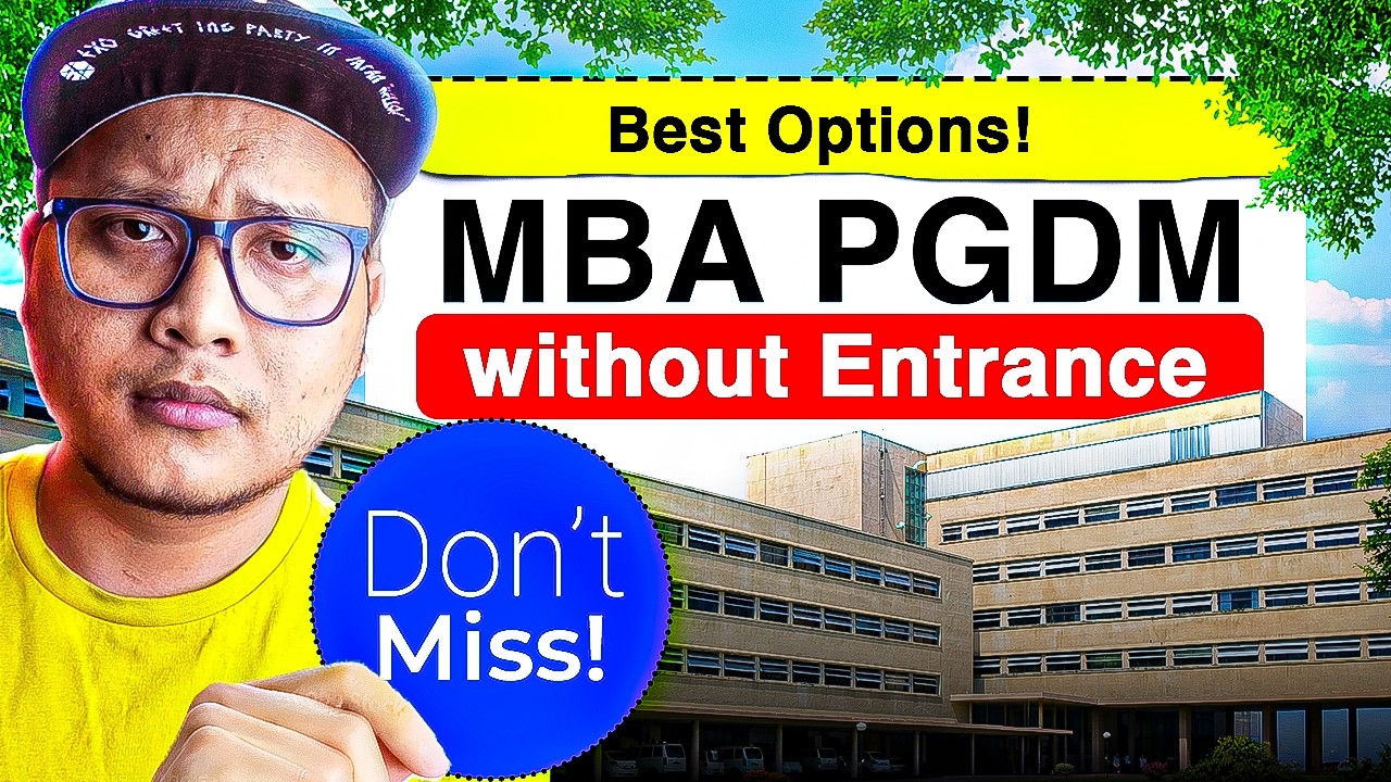 Top MBA PGDM Colleges without Entrance in India🇮🇳 | Best Options with Direct Admission😱