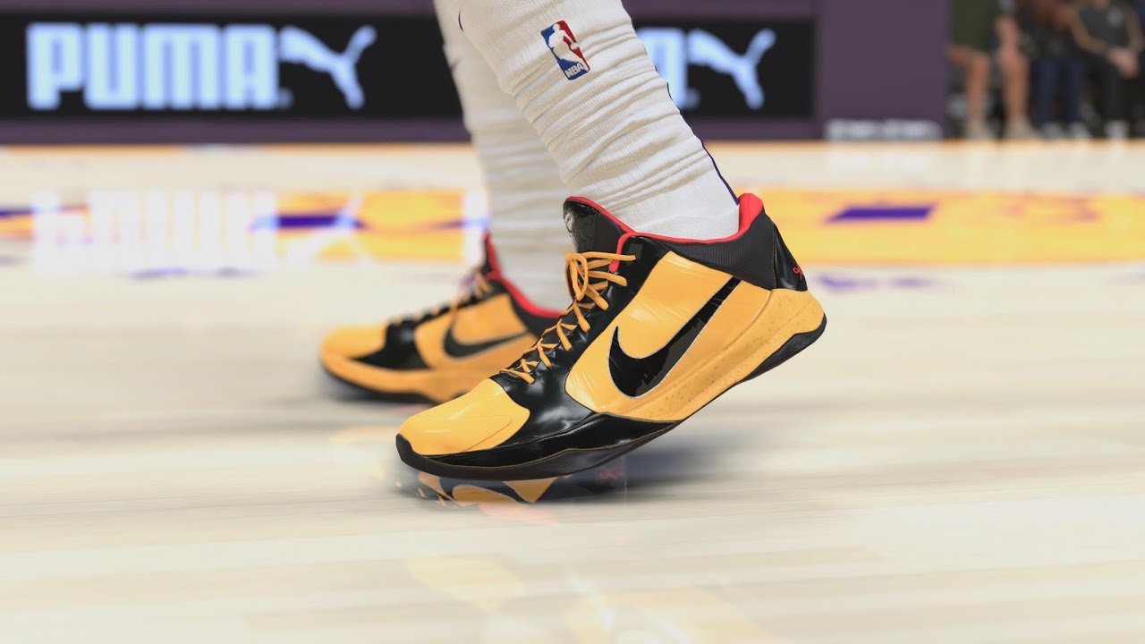 NBA 2K25 New Gen Shoe Creator Nike Kobe V Bruce Lee