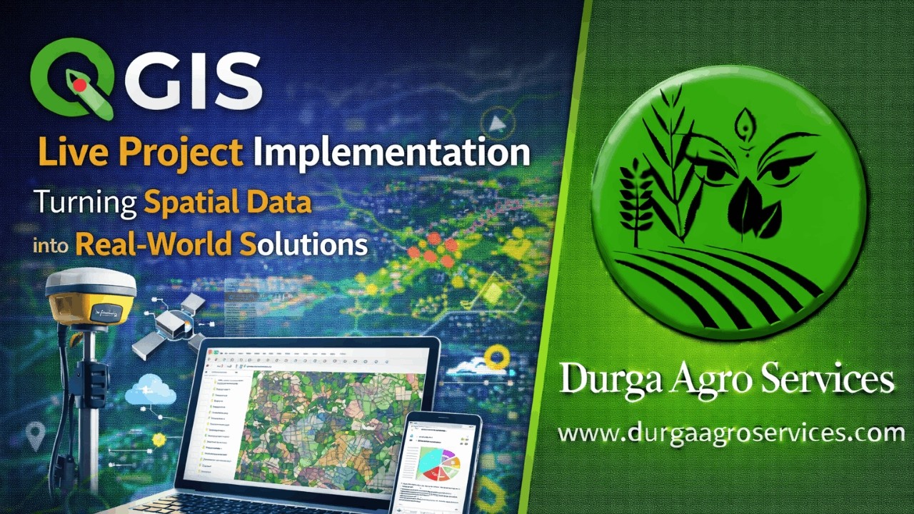 QGIS Live Project Implementation || Smart Solutions for Every Assignment || #DurgaAgroServices