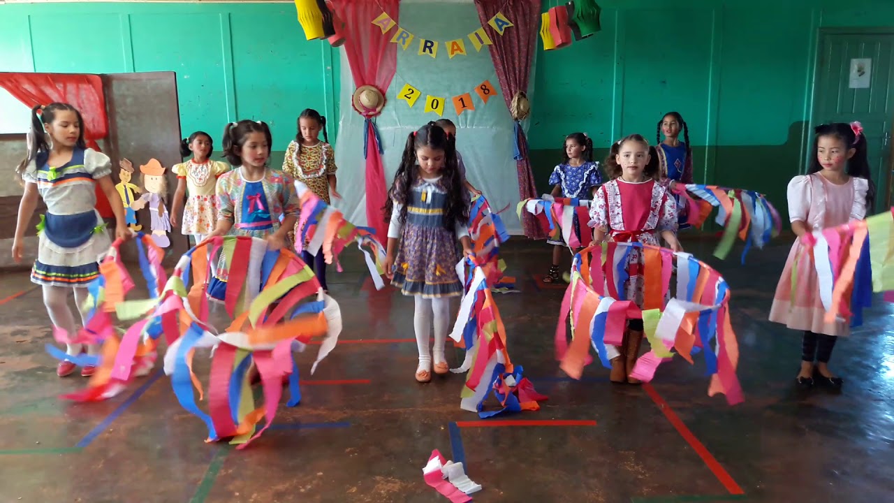 Dança da Peneira/ Dança do Abano com minha turma do 3 Ano/2018