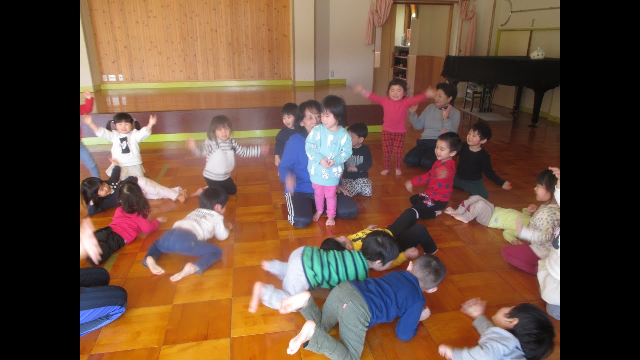 集団あそび「あぶくたった」はちまんこども園(福井市）ぞう組（2歳児）の日常！